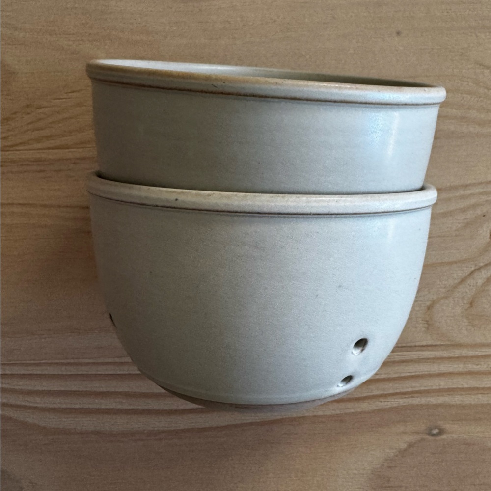 Set of Two Hearth and Hand Magnolia Mini Berry Fruit Stoneware Bowls